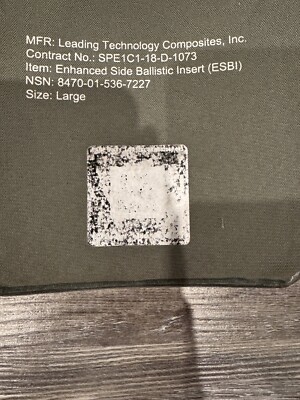 Set of 2 LTC Gen III Strike Face Ballistic Side Plates Surplus