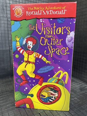 The Wacky Adventures of Ronald McDonald The Visitors From Outer Space VHS 1998