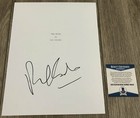 Paul Schrader Signed Taxi Driver 112 Page Script w/Exact Proof & Beckett Bas Coa