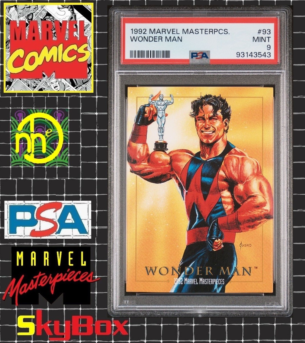 1992 Marvel Masterpieces - #93 Wonder Man - PSA 9 MINT | eBay