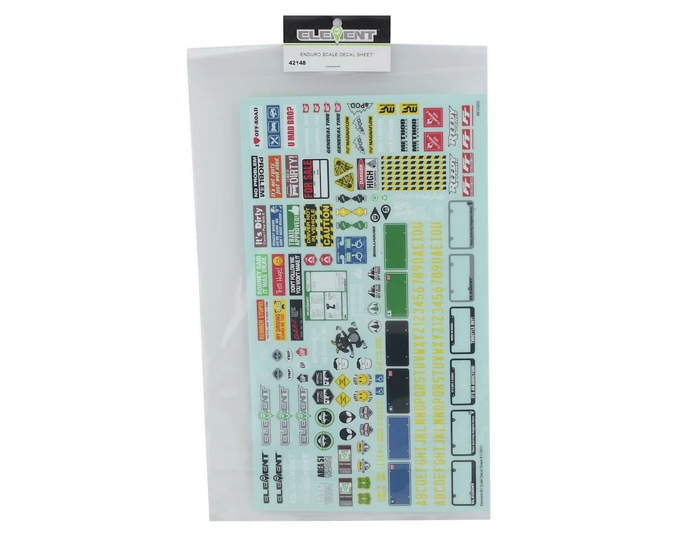 Element RC Enduro Scale Decal Sheet [ASC42148] - Image 2 of 2