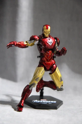 ZD Toys Iron Man 2 Movie Figure Iron man Mark MK6 & War Machine 7" Action Figure - Picture 18 of 28