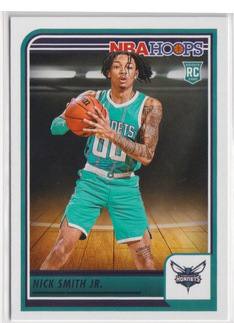 2023-24 Panini Hoops Nick Smith Jr. #235 RC Base Charlotte Hornets Near Mint