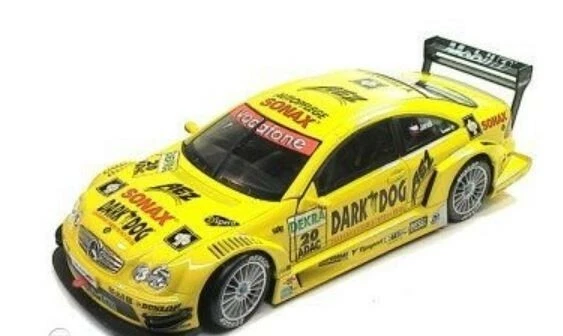 1/18 MAISTO MERCEDES-BENZ CLK-DTM 2004 #20 YELLOW, NEW! | eBay