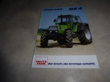 Broszura ciągników serii DX 4 firmy Deutz-Fahr