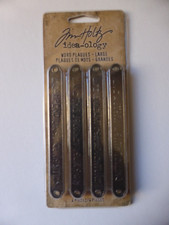 *NEW* TIM HOLTZ Idea-ology *WORD PLAQUES - LARGE* 4 pieces TH94329