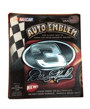 Team Promark-Nascar #3 Dale Earnhardt Auto Emblem (NOS) *New In Package*