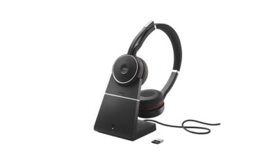 Jabra Evolve 75 SE UC Stereo - headset - with charging stand P/N 