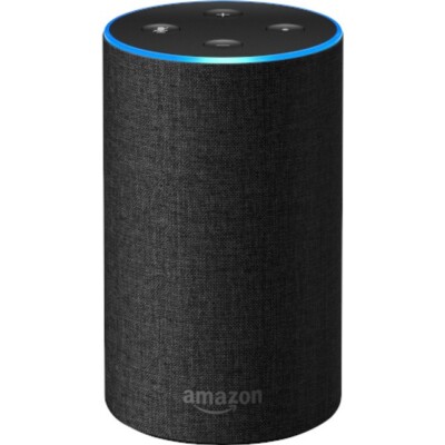 Amazon Echo (2nd Generation) Smart Assistant Speaker - Charcoal Fabric