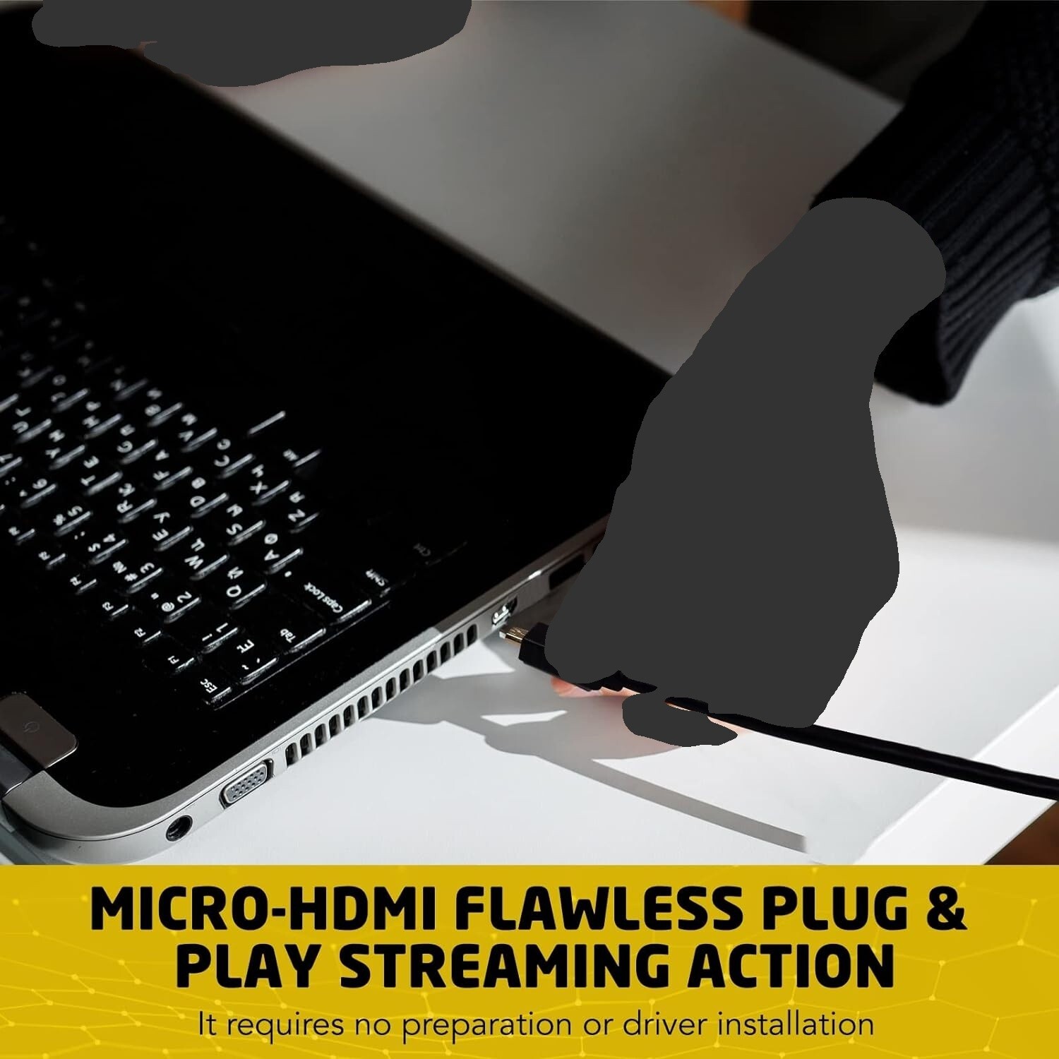 4K Micro HDMI to HDMI Cable, 18Gbps Compatible with FUJIFILM XT5
