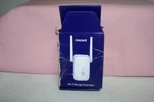 WiFi Range Extender - Macard N300 White High Performance 300 Mbps Wireless