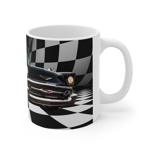 Classic Hot Rod Ceramic Mug 11oz - Picture 5 of 6