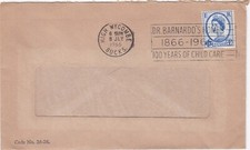 1966 cover sent from High Wycombe with cancel Dr Barnardo s Homes 100 Years