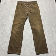 Vintage Levi  s 519 Corduroy Pants Mens 34x32 Fits 33x31 White Tab USA 70's