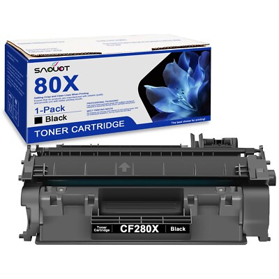 High Yield 80X Toner Cartridge CF280X Replacement for HP Pro 400 M401A M401D