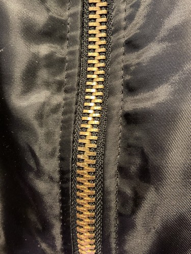Giubbotto Bomber Uomo M - Rothco MA-1 USAF - Cappotto da Volo Reversibile Nero/Arancione - Foto 8 di 10