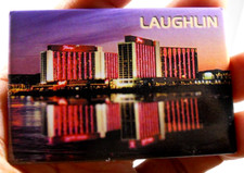 vintage Laughlin Nevada travel souvenir fridge magnet