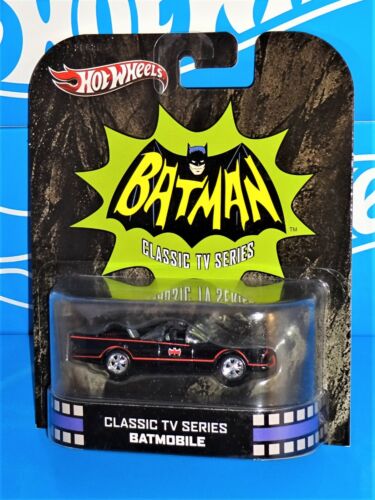 Hot Wheels 2013 Retro Entertainment BATMAN Classic TV Series Batmobile - Picture 1 of 3