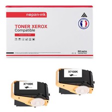 Toners XEROX 106R02598 106R2598 Noir   Compatible x2 NOPAN-INK