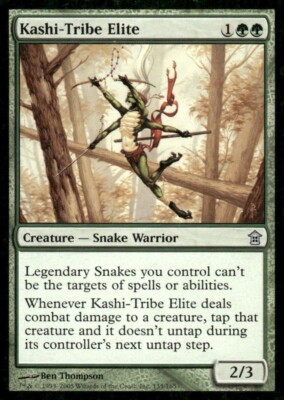 Kashi-Tribe Elite Saviors of Kamigawa MTG Magic the Gathering card