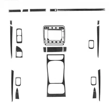 26Pcs For Porsche Cayenne S GTS 2003-10 Real Carbon Fiber set Full Interior Trim