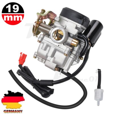 PD19 19mm Vergaser für Scooter mit 50ccm oder 80ccm 4-Takt 139QMA/QMB Motor