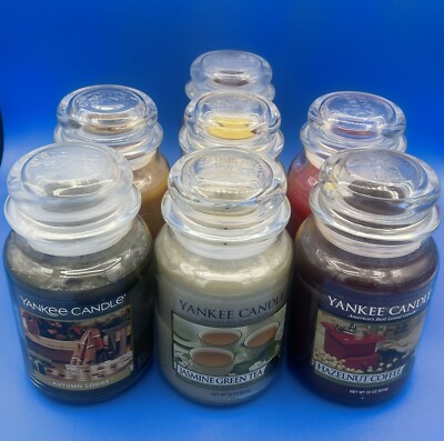 Yankee Candle 22 oz Classic Single Wick Large Jar Scented Gently Used - You Pick