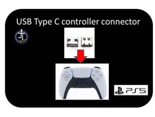 5 pcs Type-C USB Charging Port Dock For SONY PlayStation 5 PS5 Controller