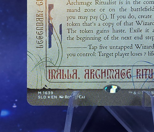 MTG Inalla Archmage Ritualist 1639 Mythic Foil Rovina Cai 2024 Secret Lair Drop - Picture 12 of 13