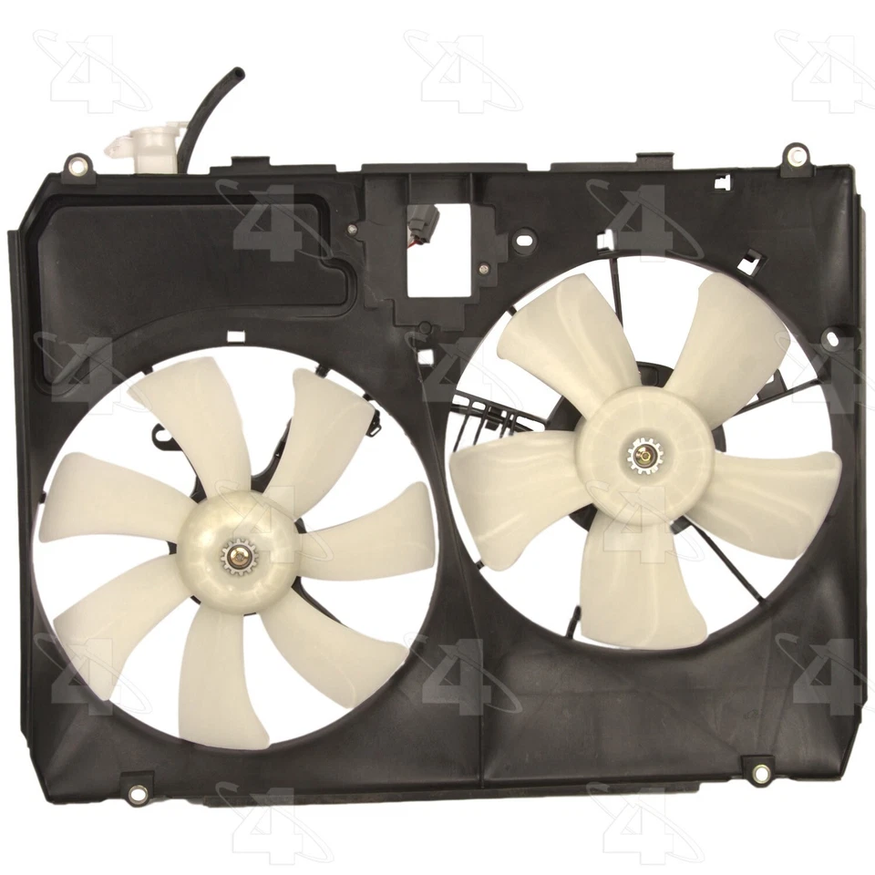 Conjunto de ventilador condensador y radiador doble 4 estaciones para Lexus ES300h 2013-2018 Foto 4 de 4