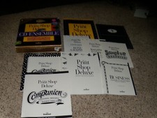 Lot of several Print shop Deluxe manuals