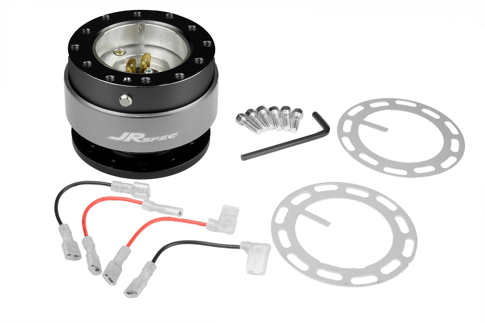 Adattatore mozzo sgancio rapido volante JRspec Quick Release Srebrny