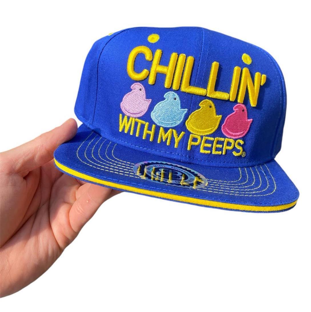 送料無料】CHILLIN NY BUTTERFLY SHINY SNAPBACK CAP【BLACK