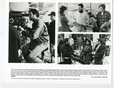 While You Were Sleeping-Director Jon Turtletaub-Camera-8x10-B&W-VG