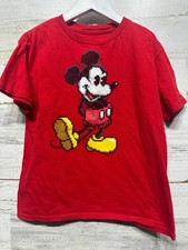 Boys Size 8 Medium Disney Mickey Mouse Tee - Good Used Condition