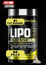 Lipo6 Black Intense Ultra Concentrate Thermogenic Fat Burner | Weight Loss Suppl