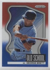 2022 Panini Prizm Old School Red White & Blue Prizm George Brett #OS-6 HOF b4d