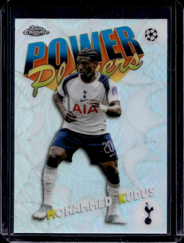 2025-26 Topps Chrome UEFA Mohammed Kudus Power Players #PP-11 Tottenham