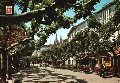 Ansichtskarte -: Burgos, Paseo Del Espolon