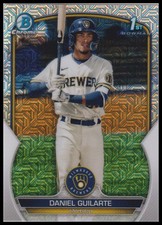 2023 Bowman #BCP-21 Daniel Guilarte Chrome Prospects Mojo Refractor