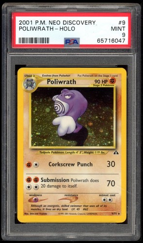 Poliwrath (Unlimited) graded PSA 9 for sale on eBay
