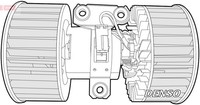 Denso InnenraumgebläSe DEA05002 FüR E53 E39 X5 BMW 12V 145Mm 5Er Touring 520 523