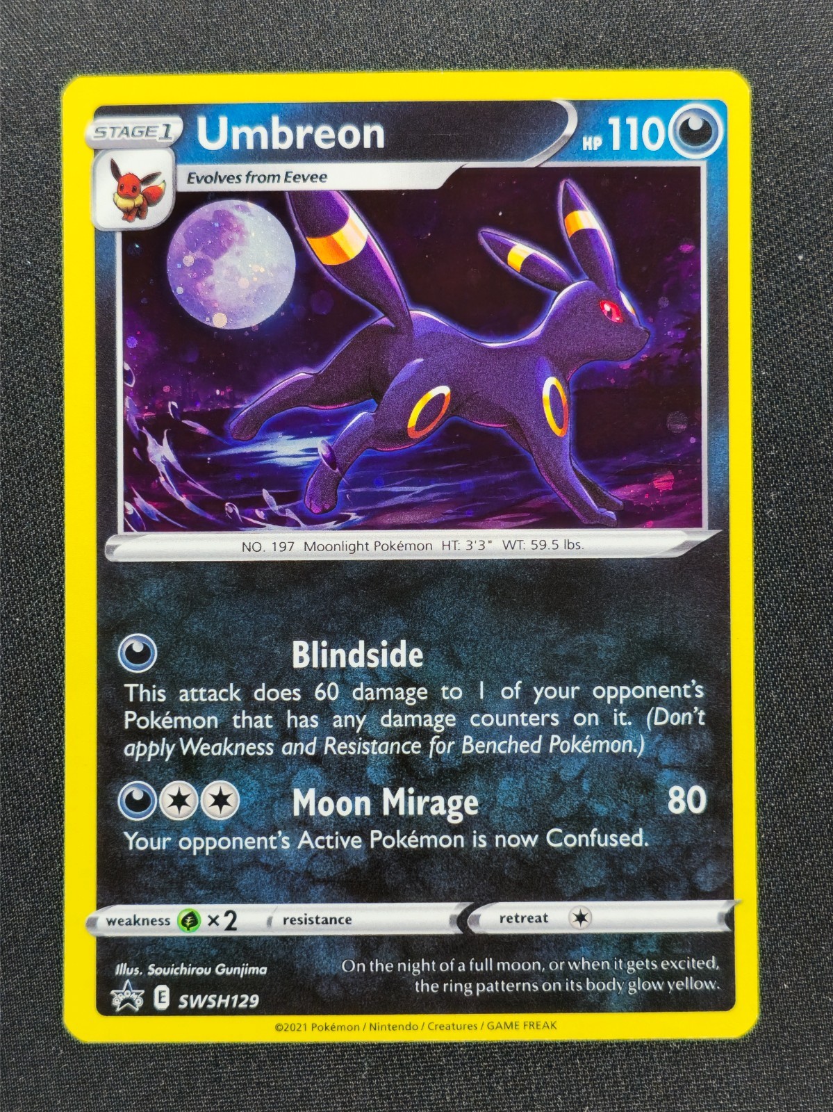 Umbreon SWSH129 Pokémon Sword Shield Promo 2021 NM 🔥🔥🔥