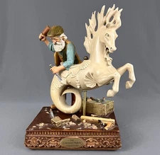 Wayne Higgins Carousel Maker Collection 1996-7 Mastercarver Hippocampus Musical