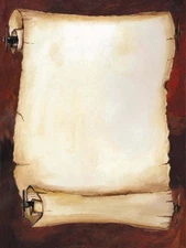 Gartner Studios Burgandy Scroll Stationery Paper 100ct Item 70463