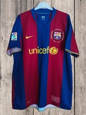 FC Barcelona 2007 2008 Home Soccer Jersey Nike Football Shirt Sz-XL #Ronaldinho