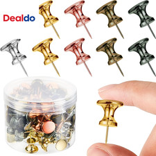 100 Pcs Giant Push Pins Large Thumb Tacks Plastic Heads 1 Inch Jumbo Push Pins f