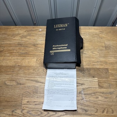 LUXMAN SS-9920 Profi Mikrofon Gesang Sänger Schalter Vintage Schwarz PA