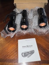 XML-T6 LED Tactical Flashlight Zoomable set o...