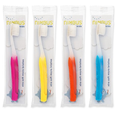 NIMBY Kid's Extra Soft Toothbrushes for Sensitive Teeth and Receding Gums, Pe...